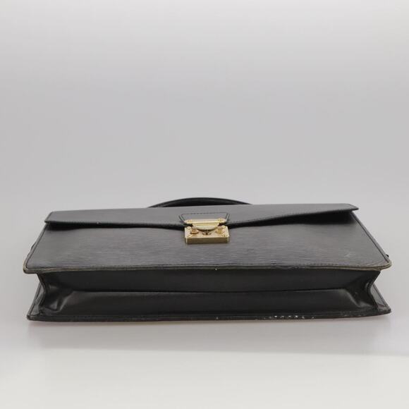 LOUIS VUITTON Epi Porte Documents Bandouliere Briefcase Black M54462 - Picture 9 of 13